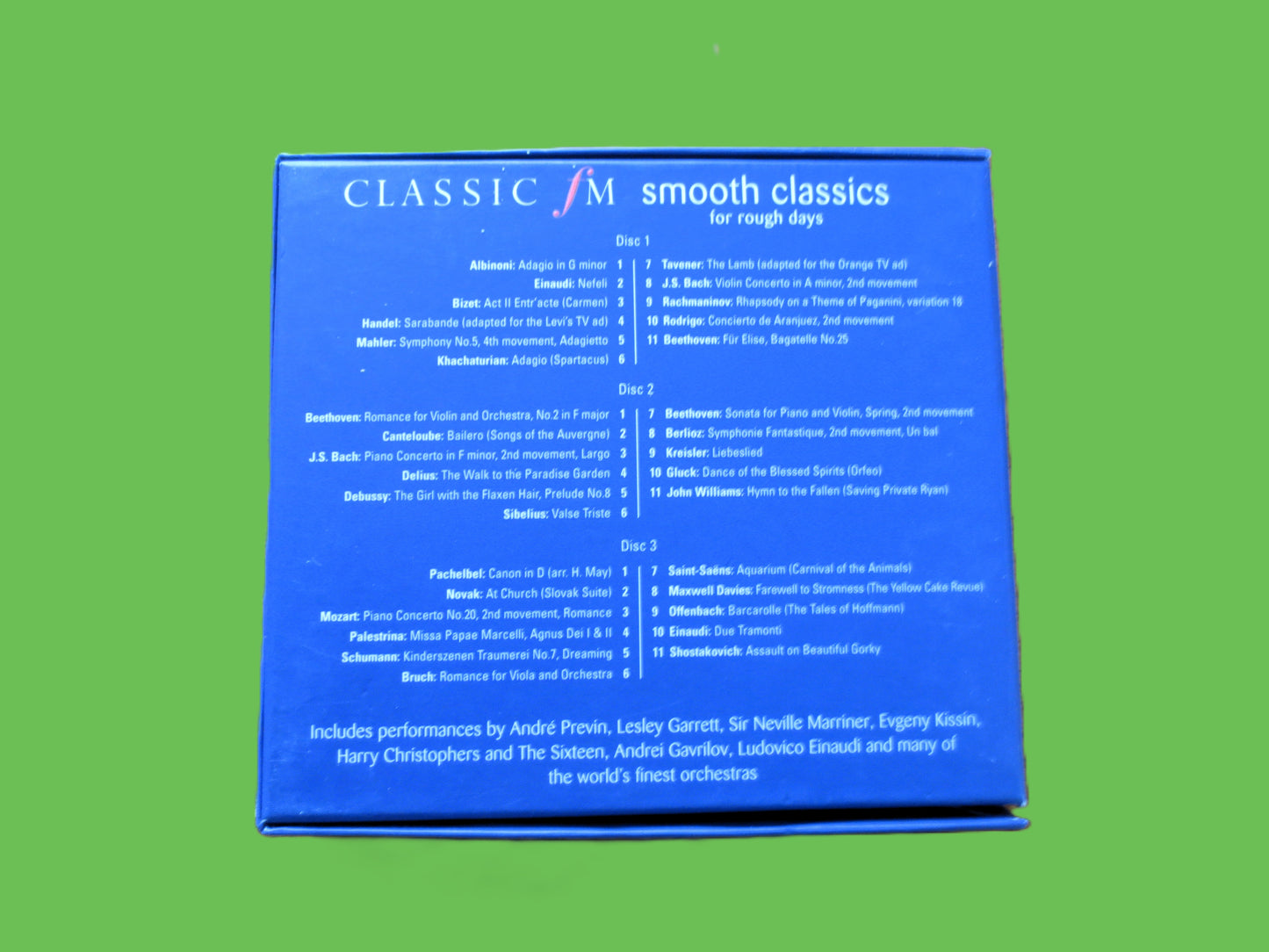 CLASSIC Fm, 3 Disc Boxed Set, Smooth Classics for Rough Days, 2002 Compact Disc, Vintage