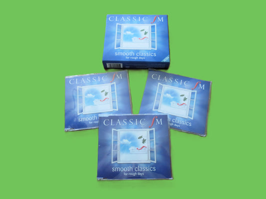 CLASSIC Fm, 3 Disc Boxed Set, Smooth Classics for Rough Days, 2002 Compact Disc, Vintage