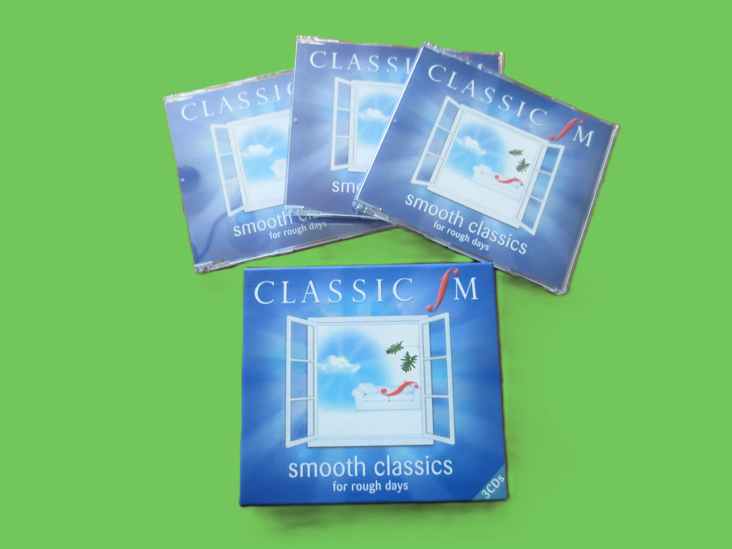 CLASSIC Fm, 3 Disc Boxed Set, Smooth Classics for Rough Days, 2002 Compact Disc, Vintage