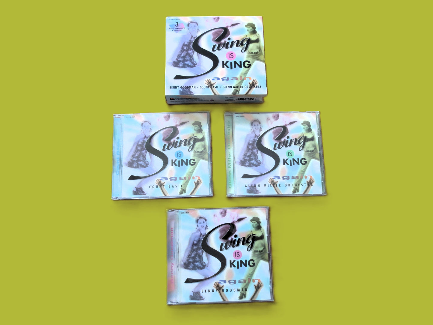 SWING is KING, 3 Disc Boxed Set, 1998 Compact Disc, Vintage Cds