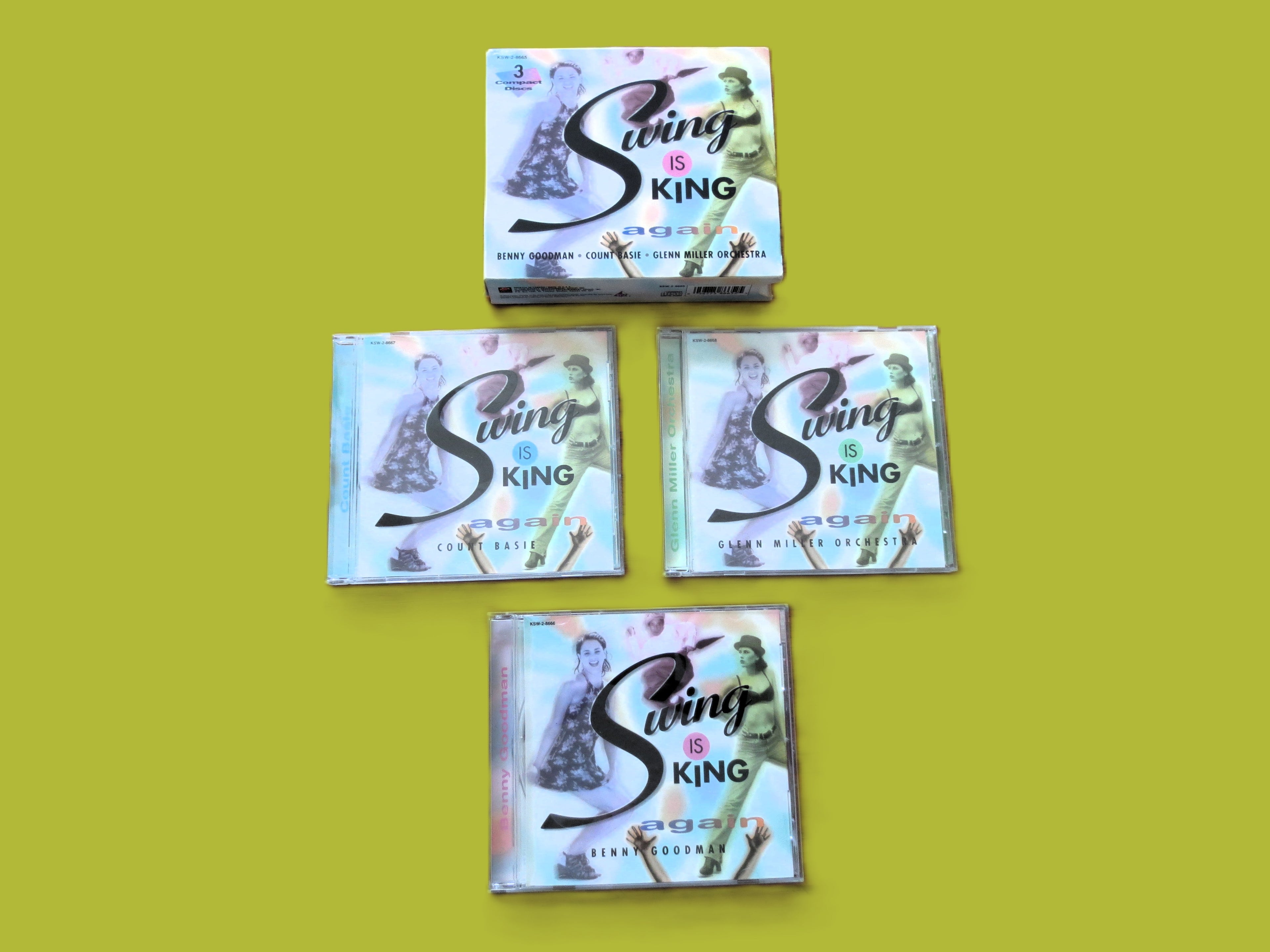 SWING is KING, 3 Disc Boxed Set, 1998 Compact Disc, Vintage Cds