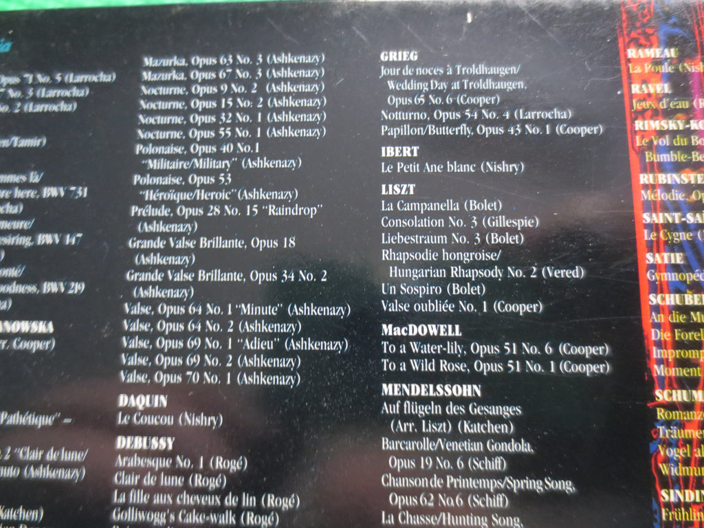 PIANOMANIA, PIANO Music Cd, Classical Music Cd, Classical Cd, Piano Music Album, Grieg Cd, Brahms Cd, Cds, 1995 Compact Disc