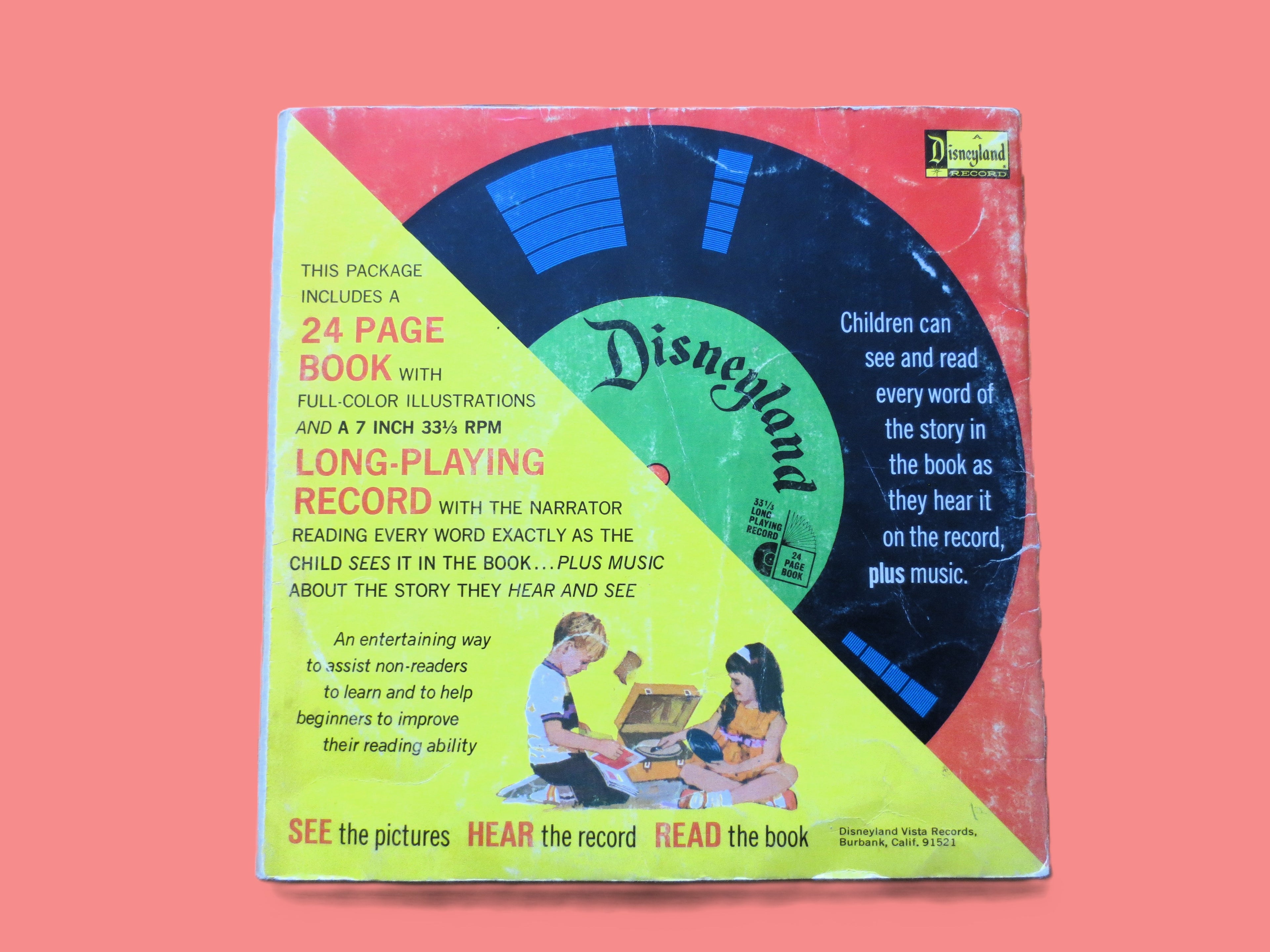 Little Red Riding Hood – Disneyland Book and Record (1968) Vinyl LP