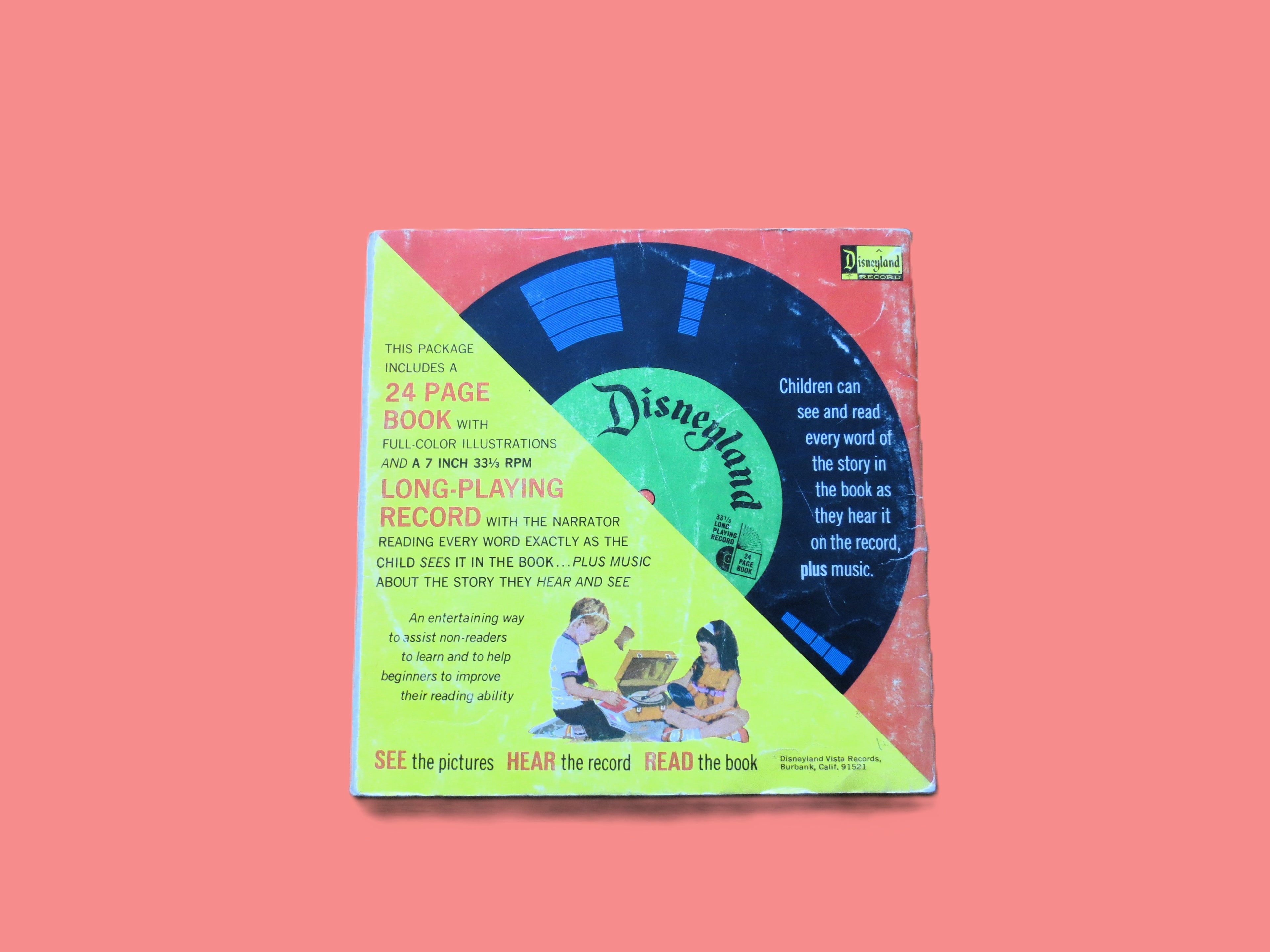Little Red Riding Hood – Disneyland Book and Record (1968) Vinyl LP