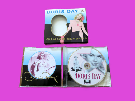 DORIS DAY, 40 MAGIC Memories, 2 Disc Boxed Set, 2002 Compact Disc, Vintage Cd