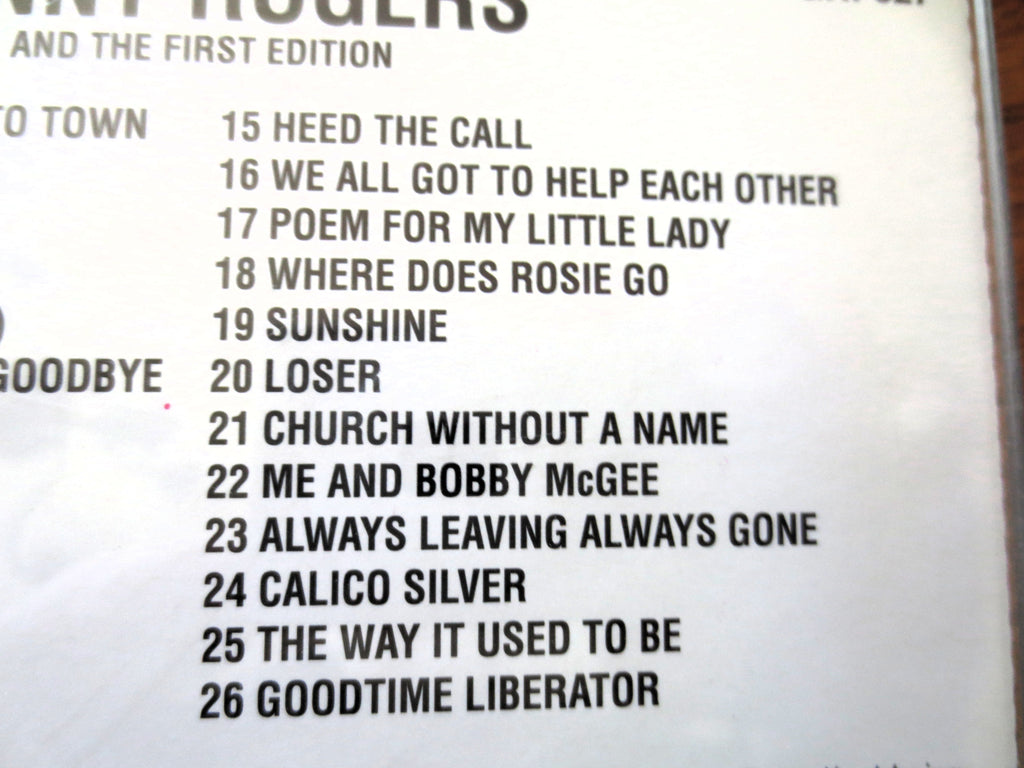 Kenny Rogers and the First Edition – Greatest Hits (1987) CD