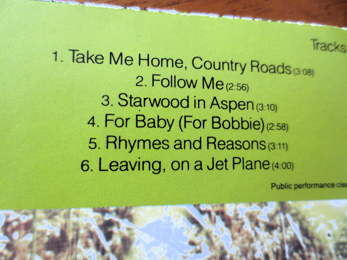 JOHN DENVER, Greatest Hits, 1990 Compact Disc, Vintage Cd