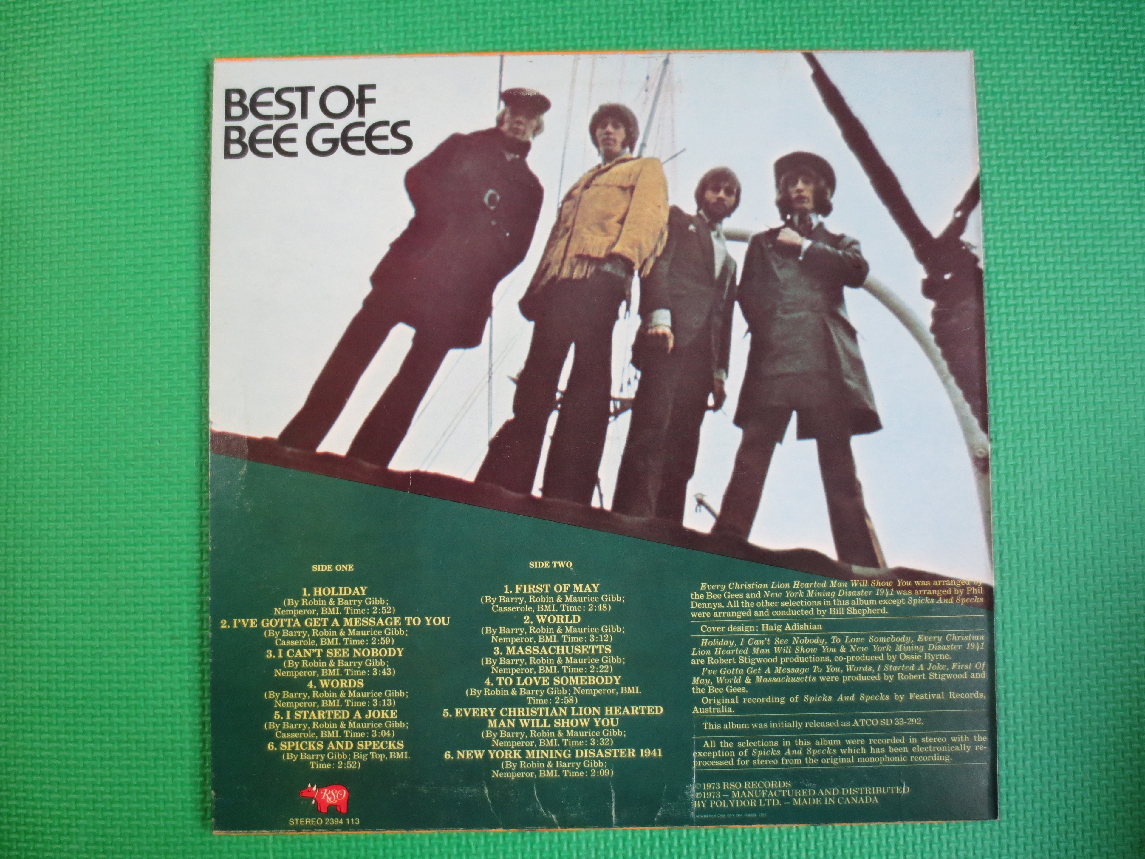 The Bee Gees – Best of Bee Gees (1973) Vinyl LP