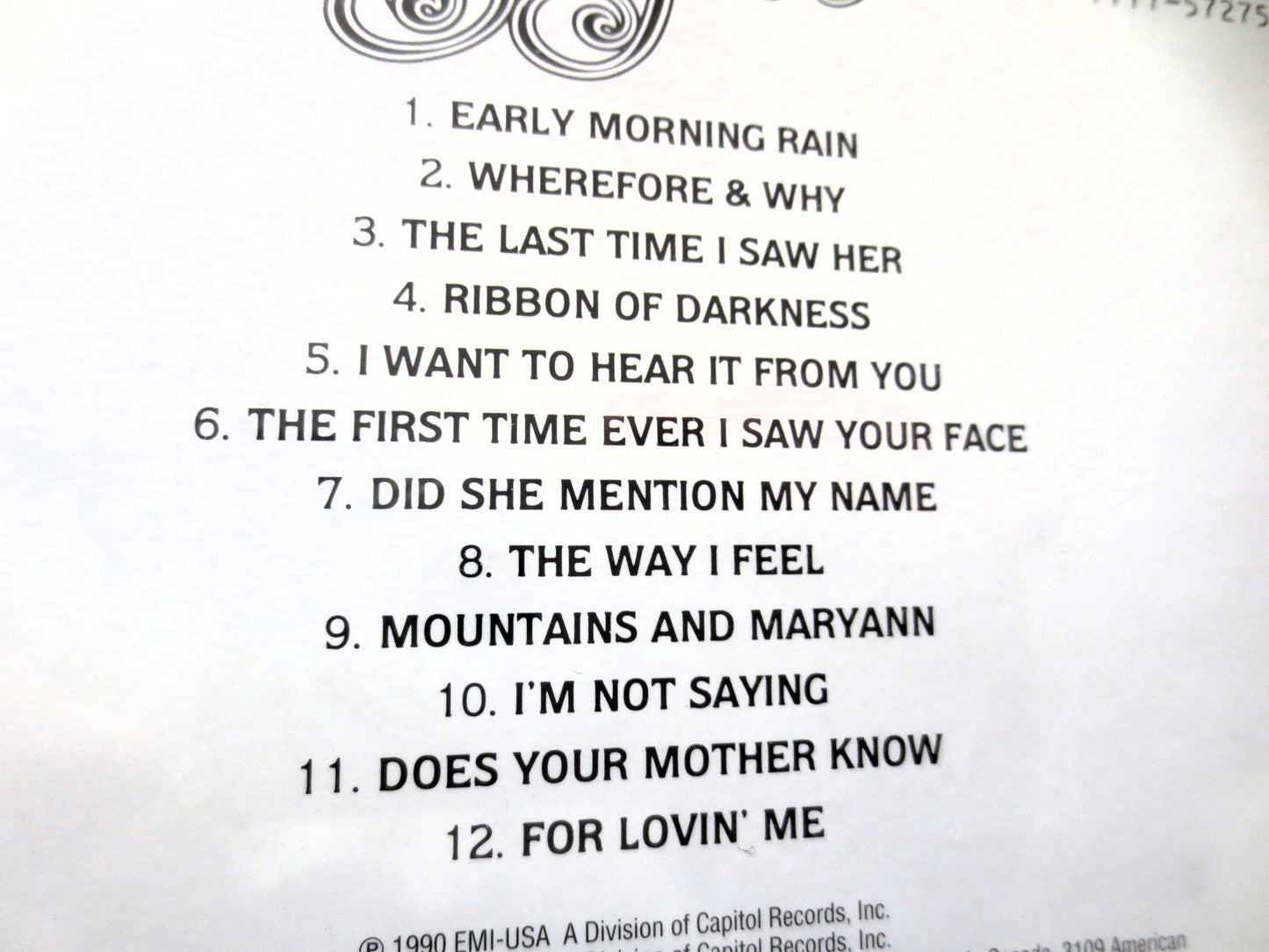 GORDON LIGHTFOOT, GREATEST Hits, 1990 Compact Disc, Vintage Cd