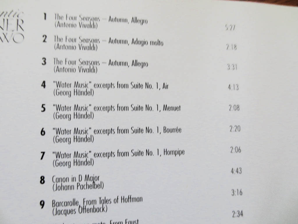 Various Artists – Dinner for Two: Romantic Jazz (2003) CD