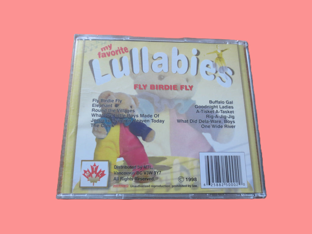 My FAVORITE LULLABIES, Children's Music, 1998 Compact Disc, Vintage Cd