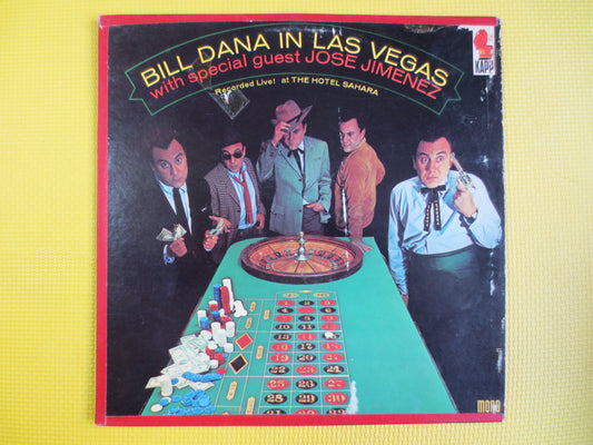 JOSE JIMENEZ, in Las VEGAS, Comedy Records, Bill Dana Record, Comedy Album, Bill Dana Album, Vintage Record, Bill Dana, Vinyl, 1964 Records