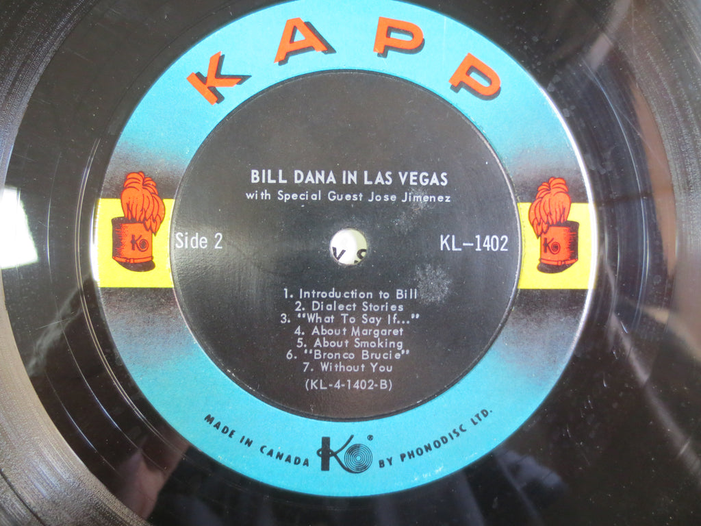 Bill Dana – Jose Jimenez in Las Vegas (1964) Vinyl LP