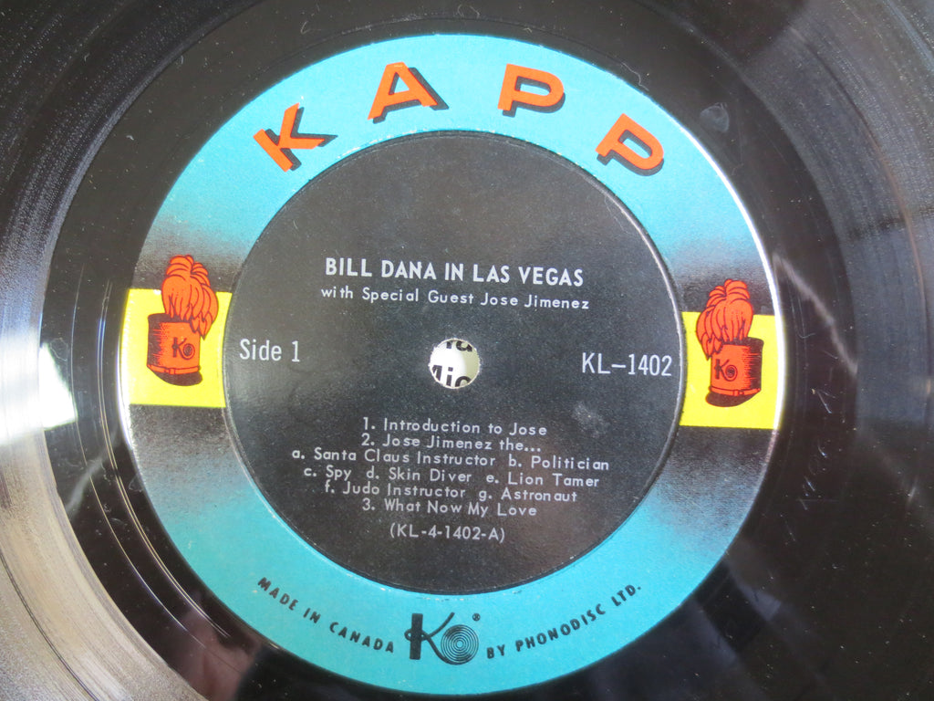 Bill Dana – Jose Jimenez in Las Vegas (1964) Vinyl LP