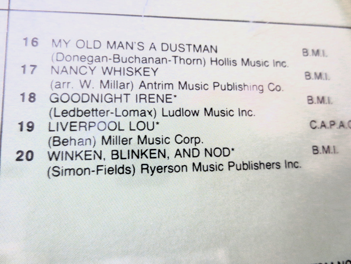 The IRISH ROVERS, GREATEST Hits, 1985 Compact Disc, Vintage Cd