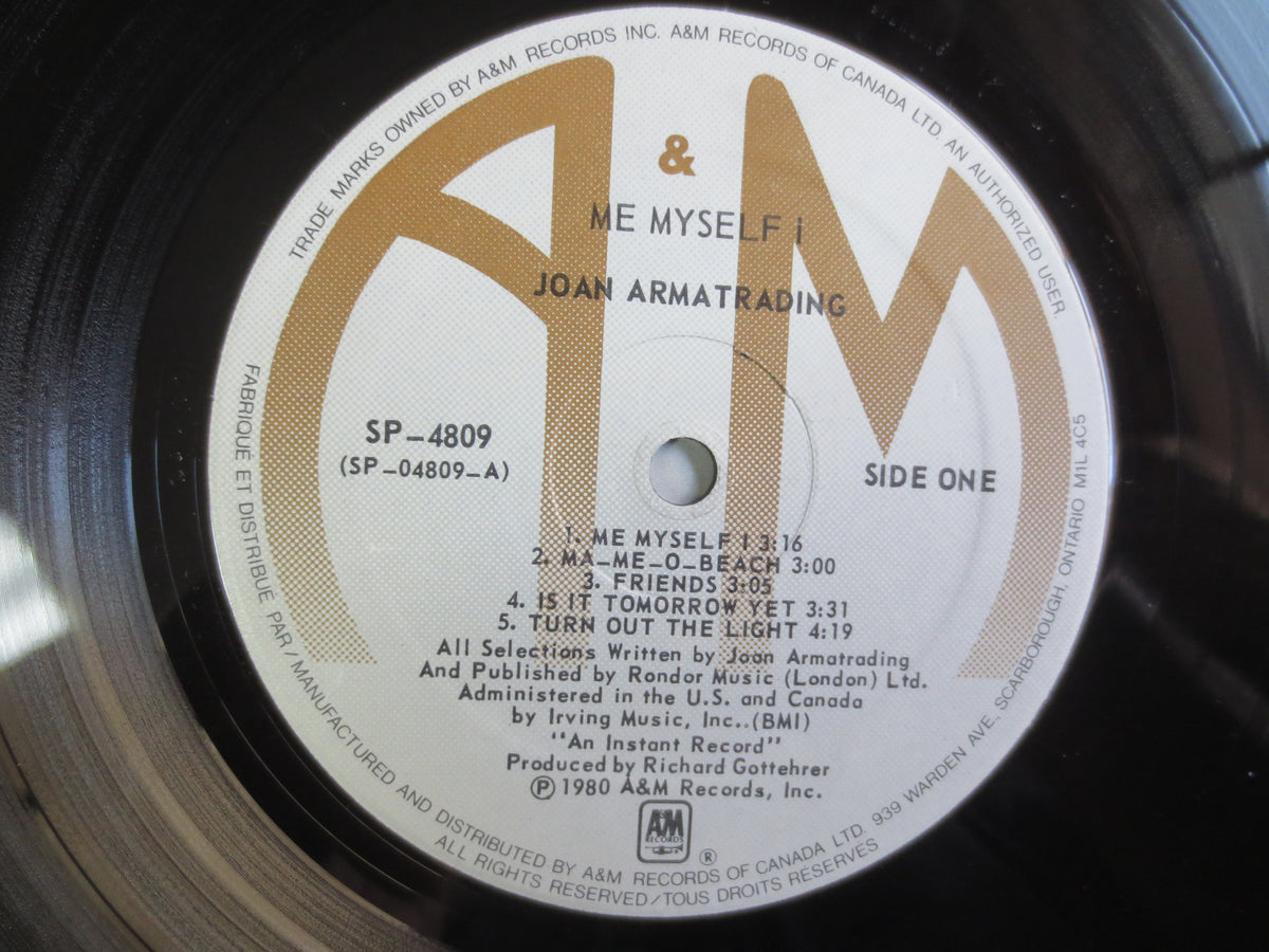 Joan Armatrading – Me Myself I (1980) Vinyl LP