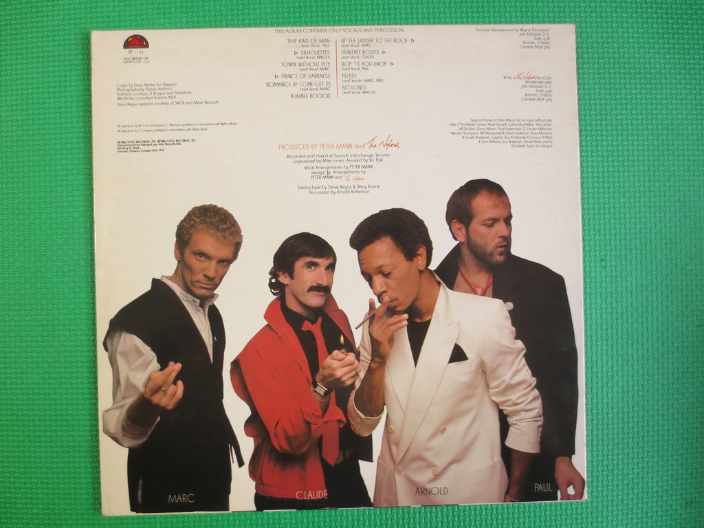 The NYLONS, One Size Fits All, Vintage Album, 1982 Record, Vinyl Lp