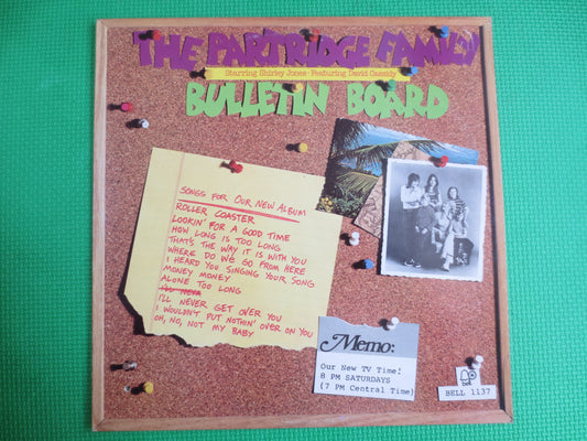 The PARTRIDGE FAMILY, Bulletin Board, PARTRIDGE Family Lp, Pop Records, David Cassidy Record, David Cassidy Lp, Vintage Record, 1973 Records