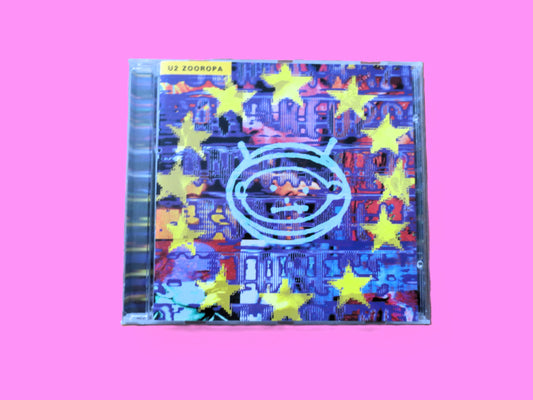 U2, ZOOROPA, Rock Album, 1993 Compact Disc, Vintage Cd