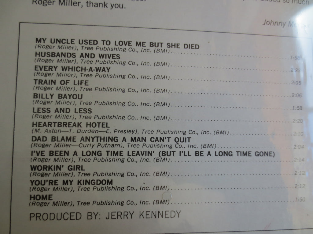 Roger Miller – Words and Music (1966) Vinyl LP