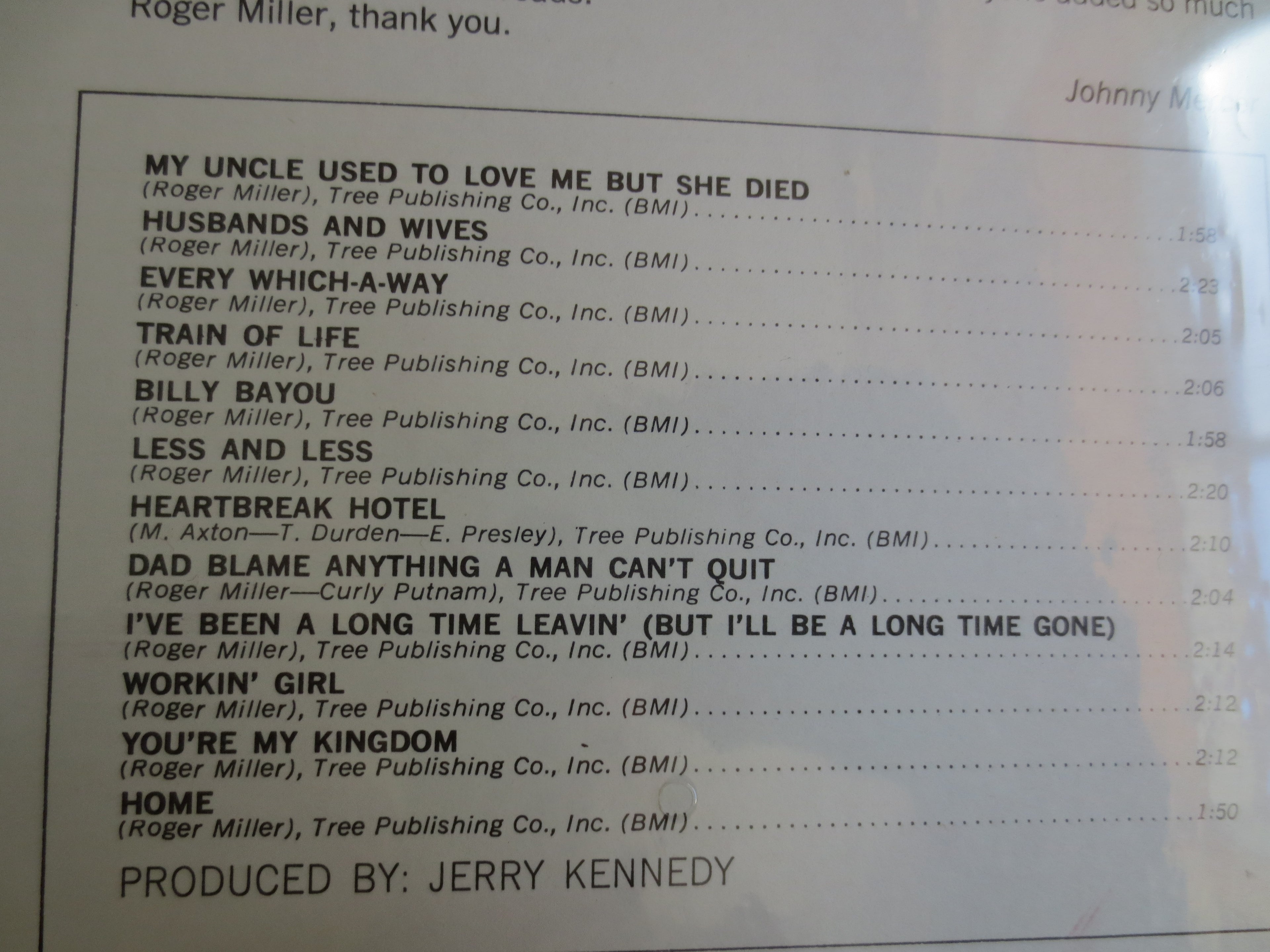 ROGER MILLER, GOLDEN Hits, Roger Miller Album, Roger Miller Record, Roger Miller Vinyl, Roger Miller Lp, lps, Vintage Records, 1965 Records