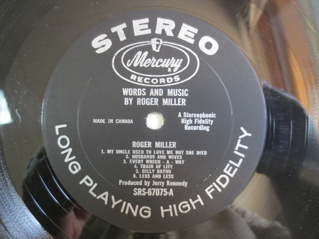 Roger Miller – Words and Music (1966) Vinyl LP