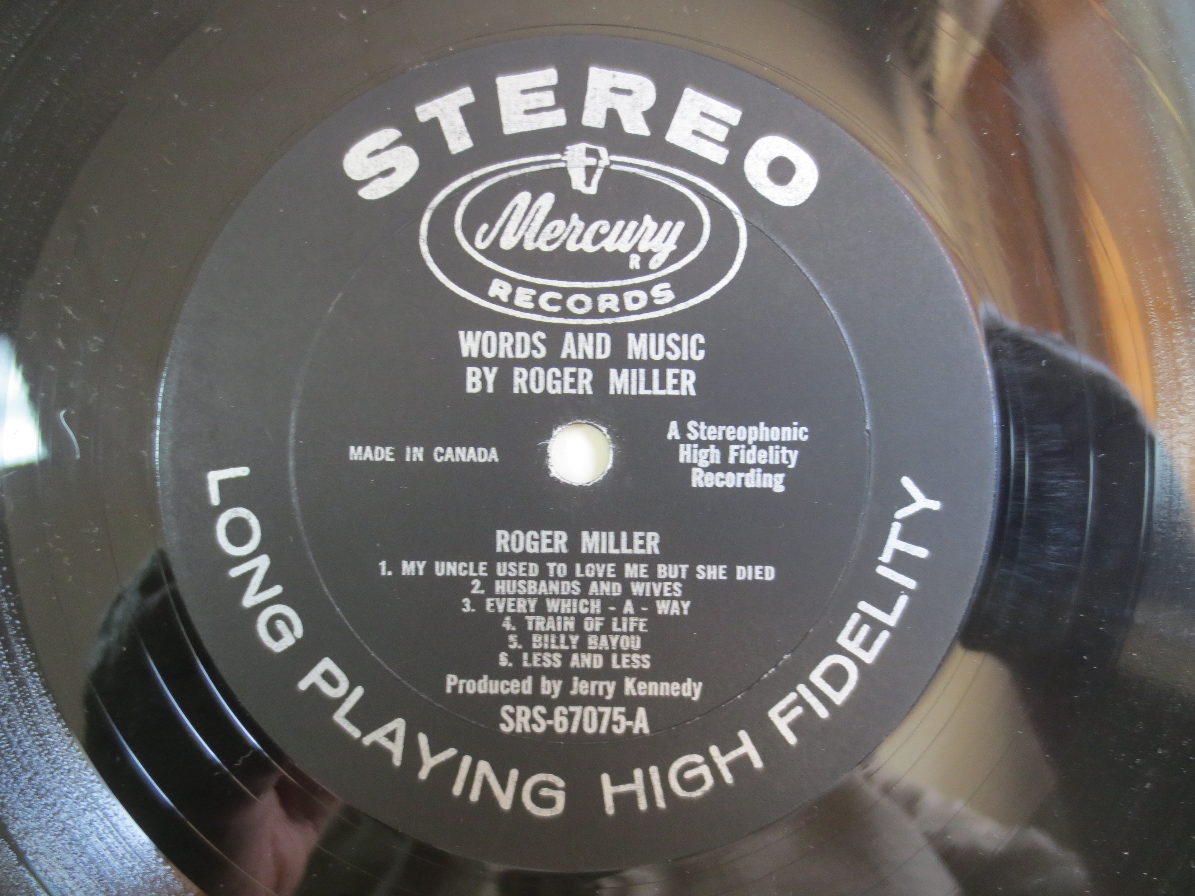 Roger Miller – Words and Music (1966) Vinyl LP