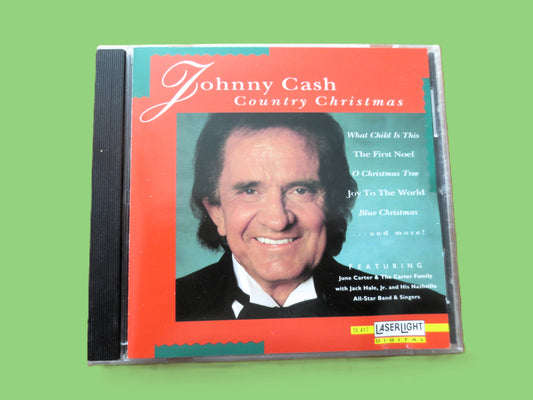 JOHNNY CASH, Country CHRISTMAS, 1992 Compact Disc, Vintage Cd