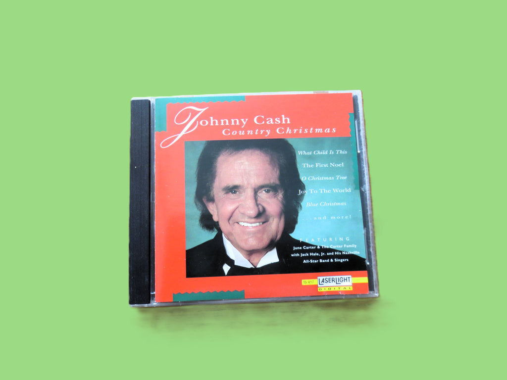 JOHNNY CASH, Country Christmas, 1992 Compact Disc, Vintage Cd