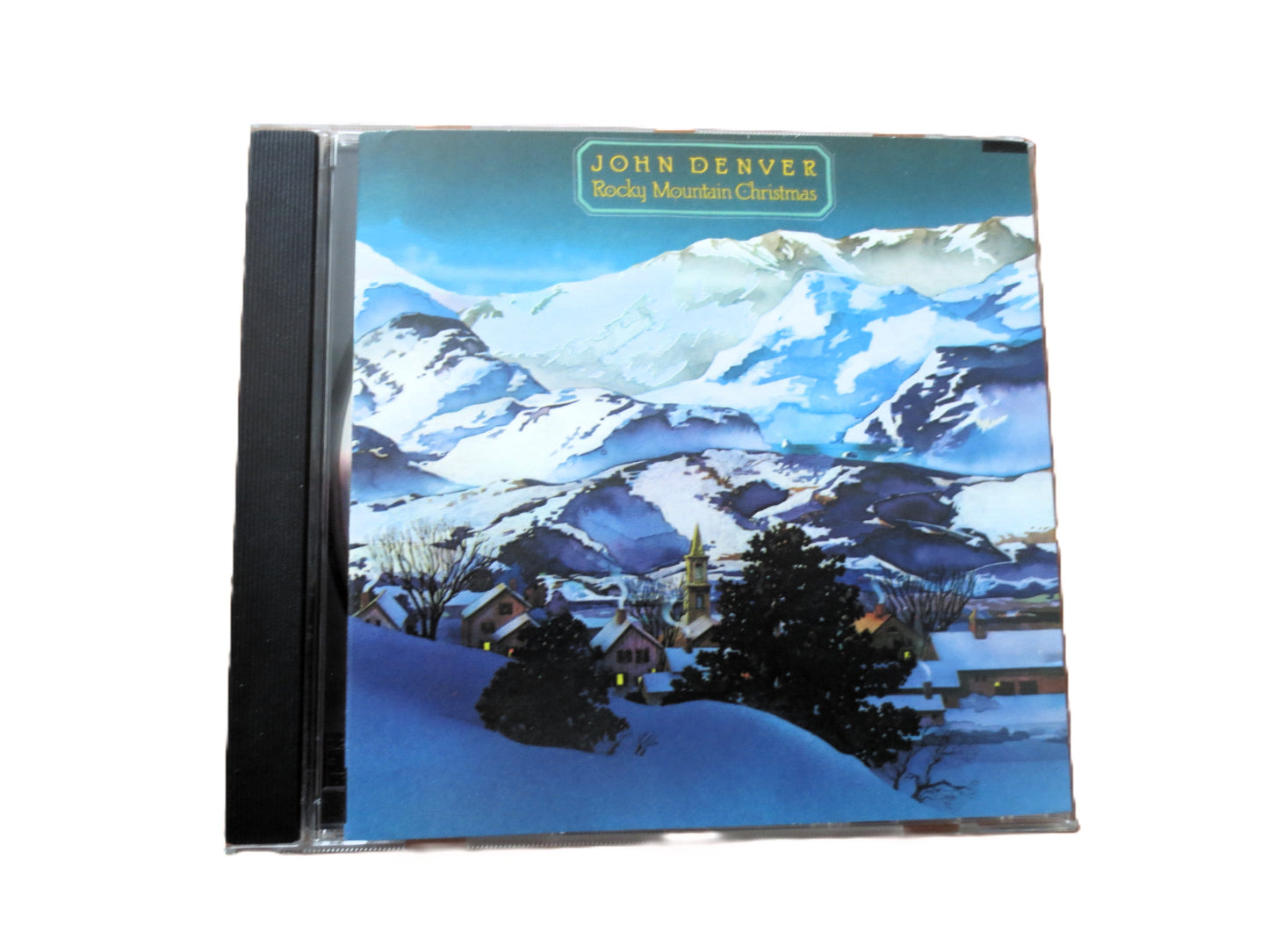 JOHN DENVER, ROCKY Mountain Christmas, 1989 Compact Disc, Vintage Cd