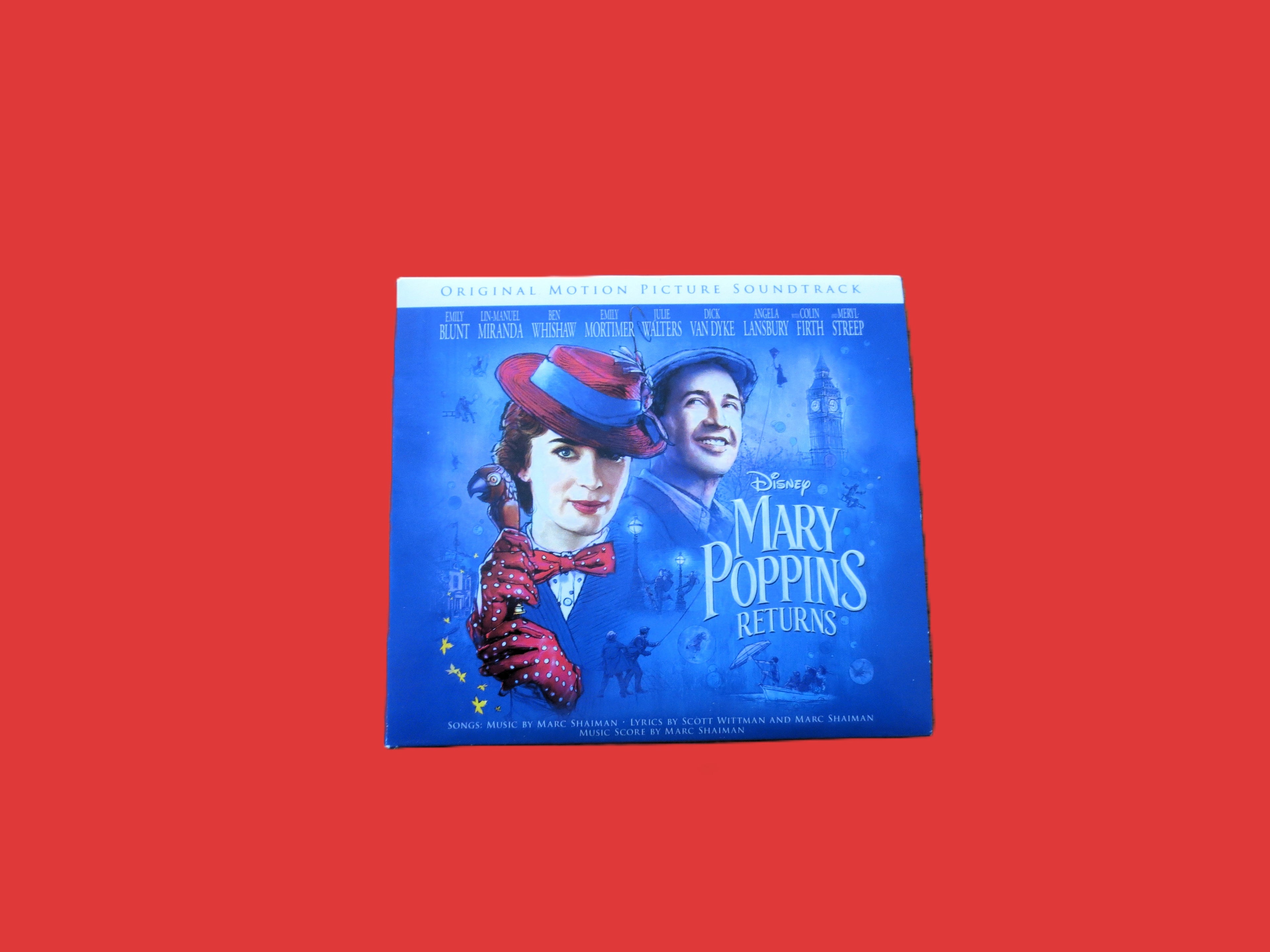 MARY POPPINS Returns, Vintage Disney Cd, 2018 Compact Disc, Kids Music Cd