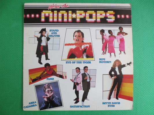 MINI-POPS, We're the Mini-Pops, Children's Records, K-Tel Records, Kids Album, Vintage Vinyl, Records, Vinyl, Vintage Records, 1983 Records