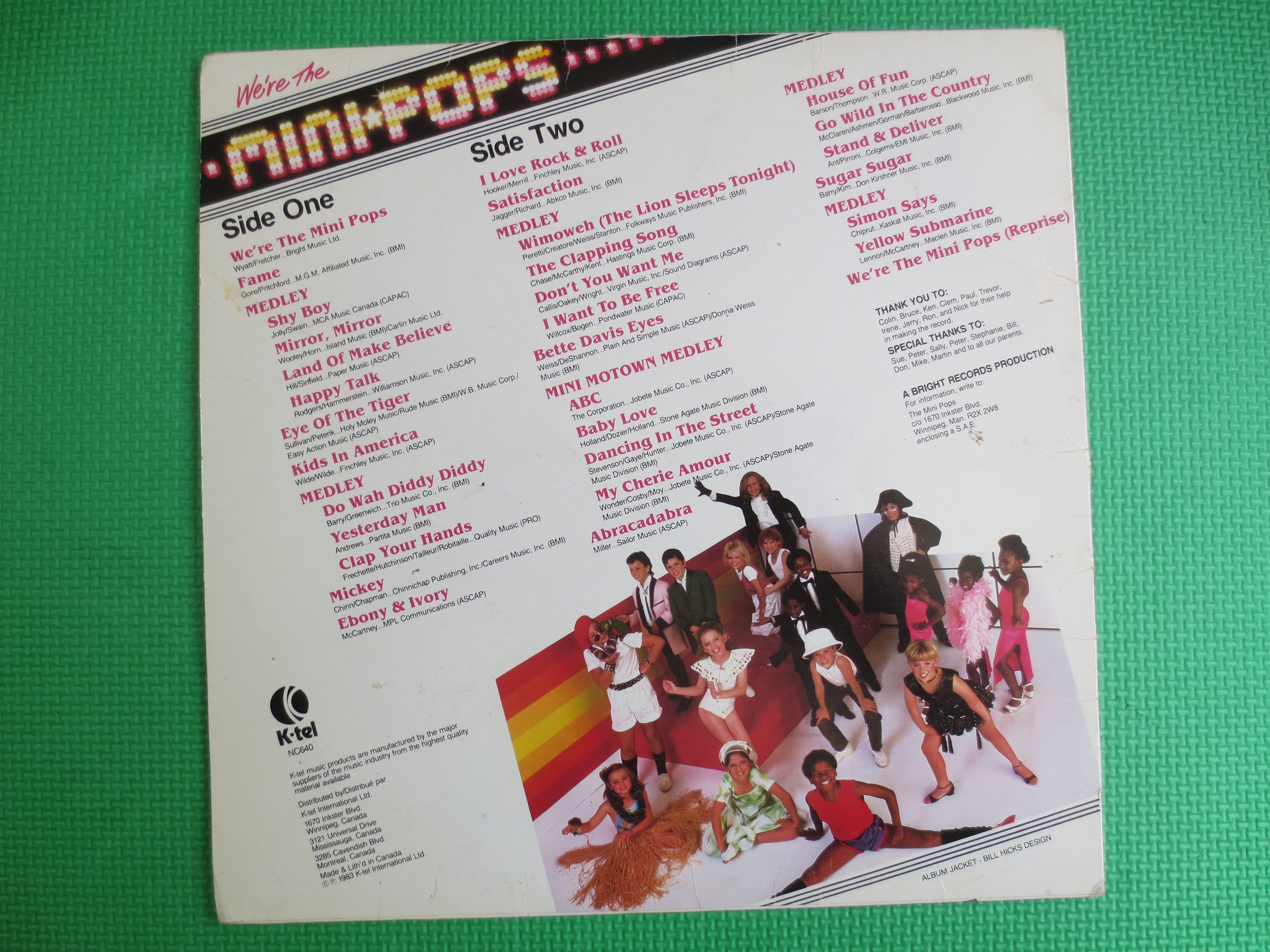 Mini-Pops – We're the Mini-Pops (K-Tel, 1983) Vinyl LP