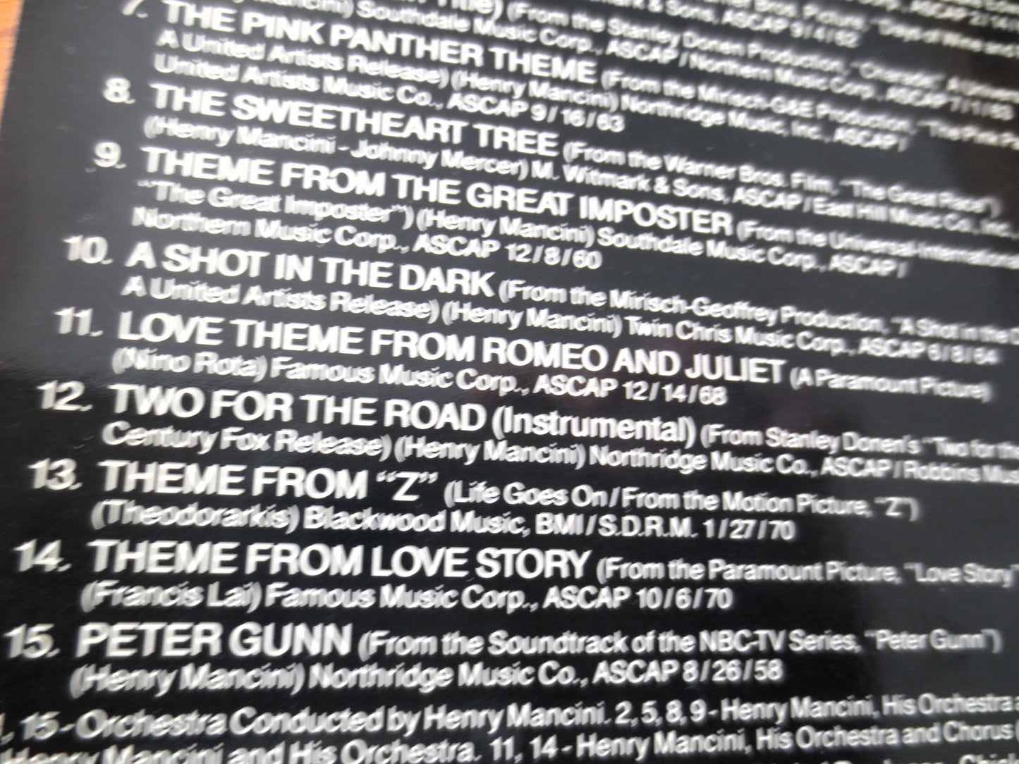 HENRY MANCINI, GREATEST Hits, 1988 Compact Discs, Vintage Cd