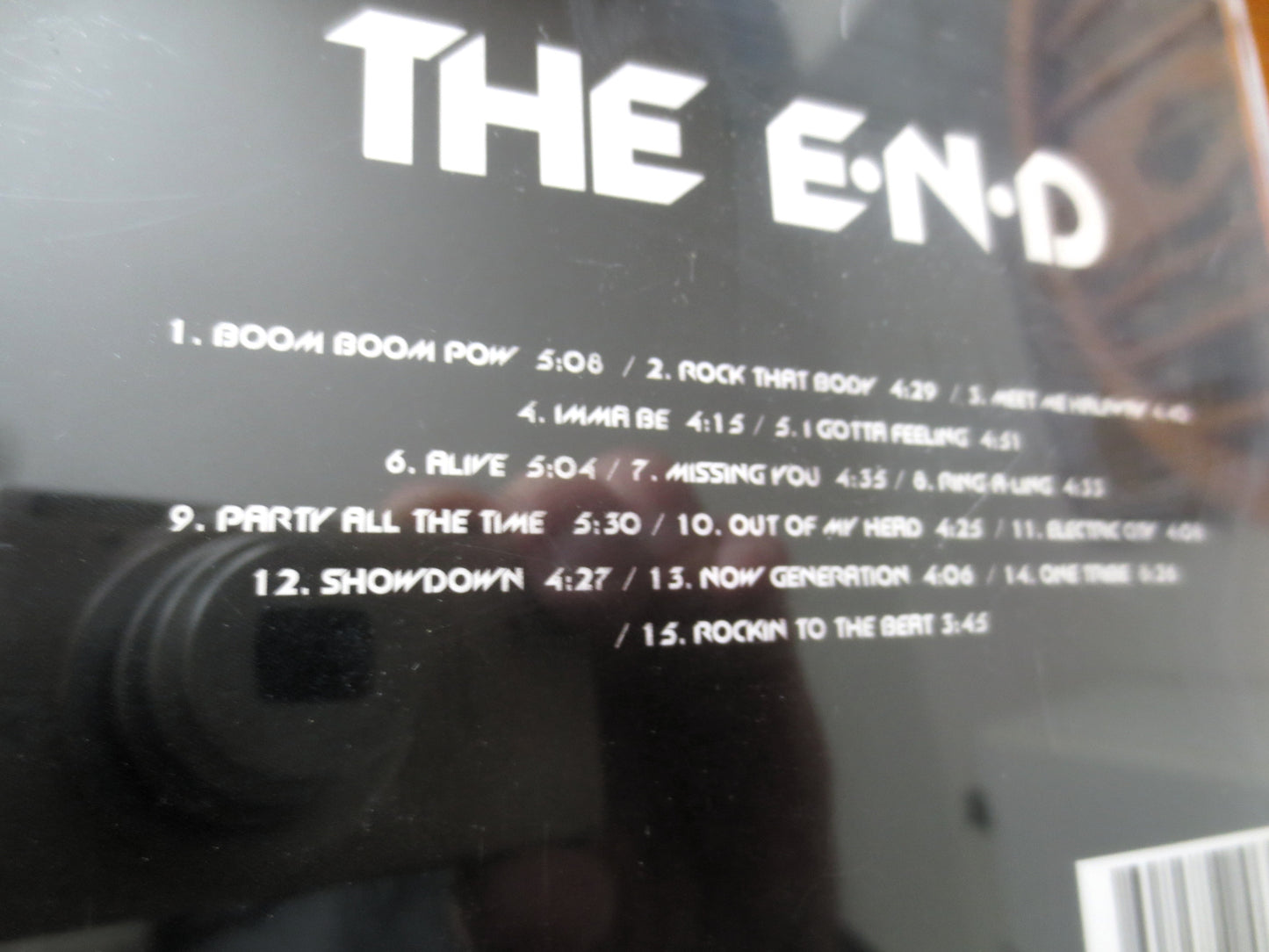 The BLACK EYED PEAS, The E N D, Vintage Compact Disc, Vintage Cd