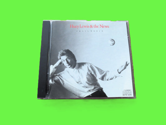 HUEY LEWIS and the News, Small World, 1988 Compact Disc, Vintage Cd