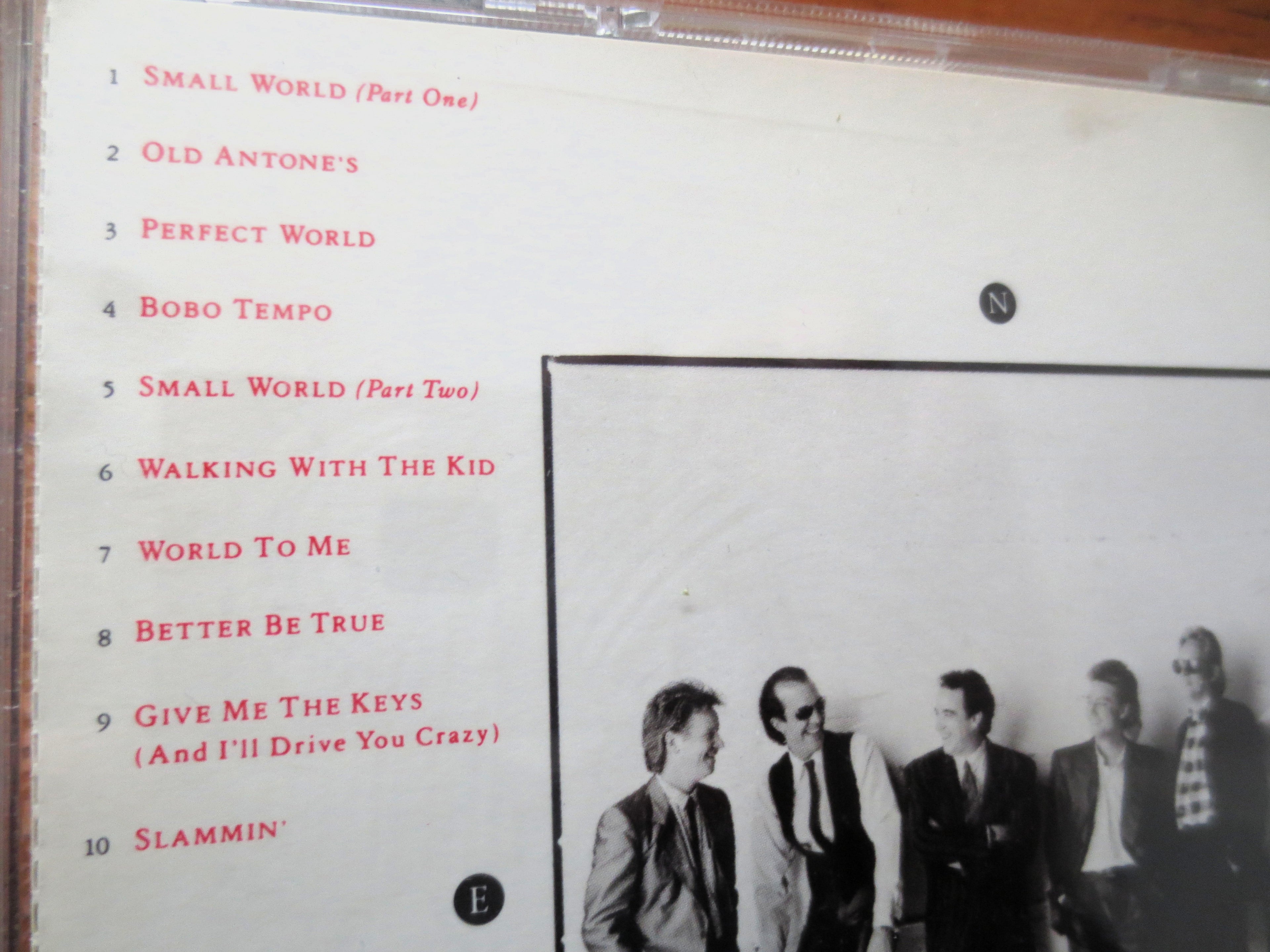 HUEY LEWIS and the News, Small World, 1988 Compact Disc, Vintage Cd