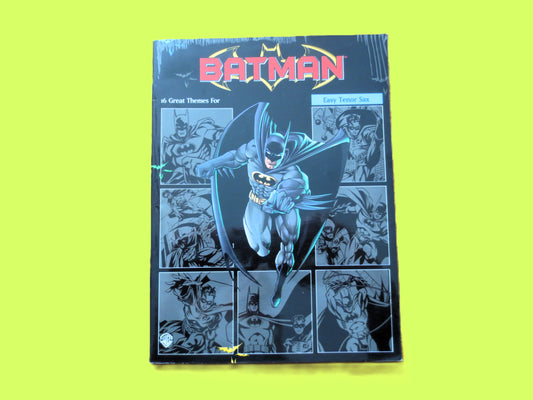 BATMAN, Sheet Music Book, Easy TENOR SAX, 1997 Songbook