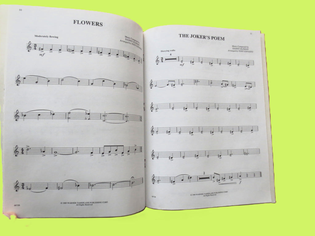 Batman – 16 Great Themes for Easy Tenor Sax Sheet Music Book (1997)