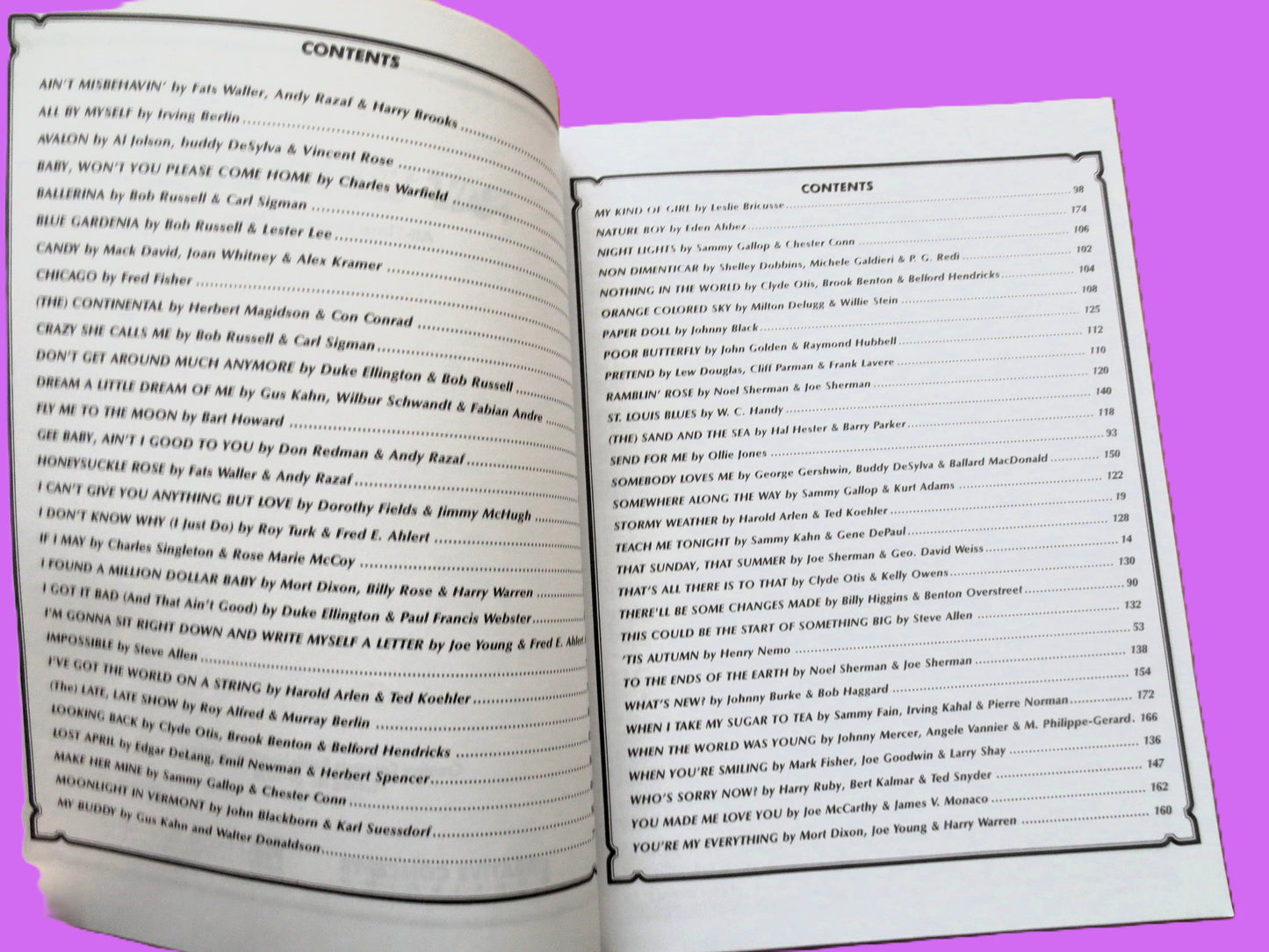 NAT KING COLE, Sheet Music Book, Piano and Vocal, 1975 Songbook