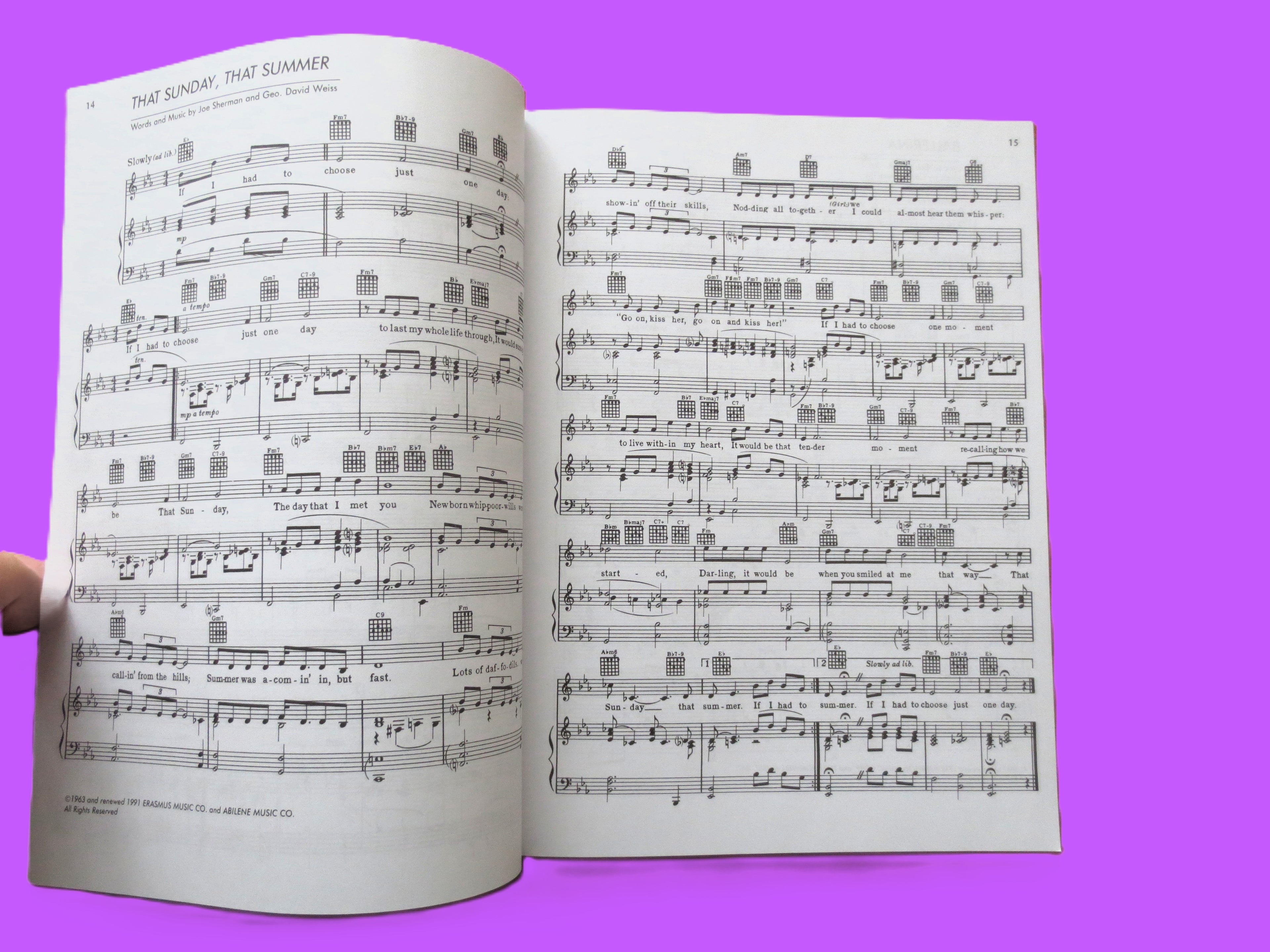 Nat King Cole – All-Time Greatest Hits Sheet Music Book (1975)