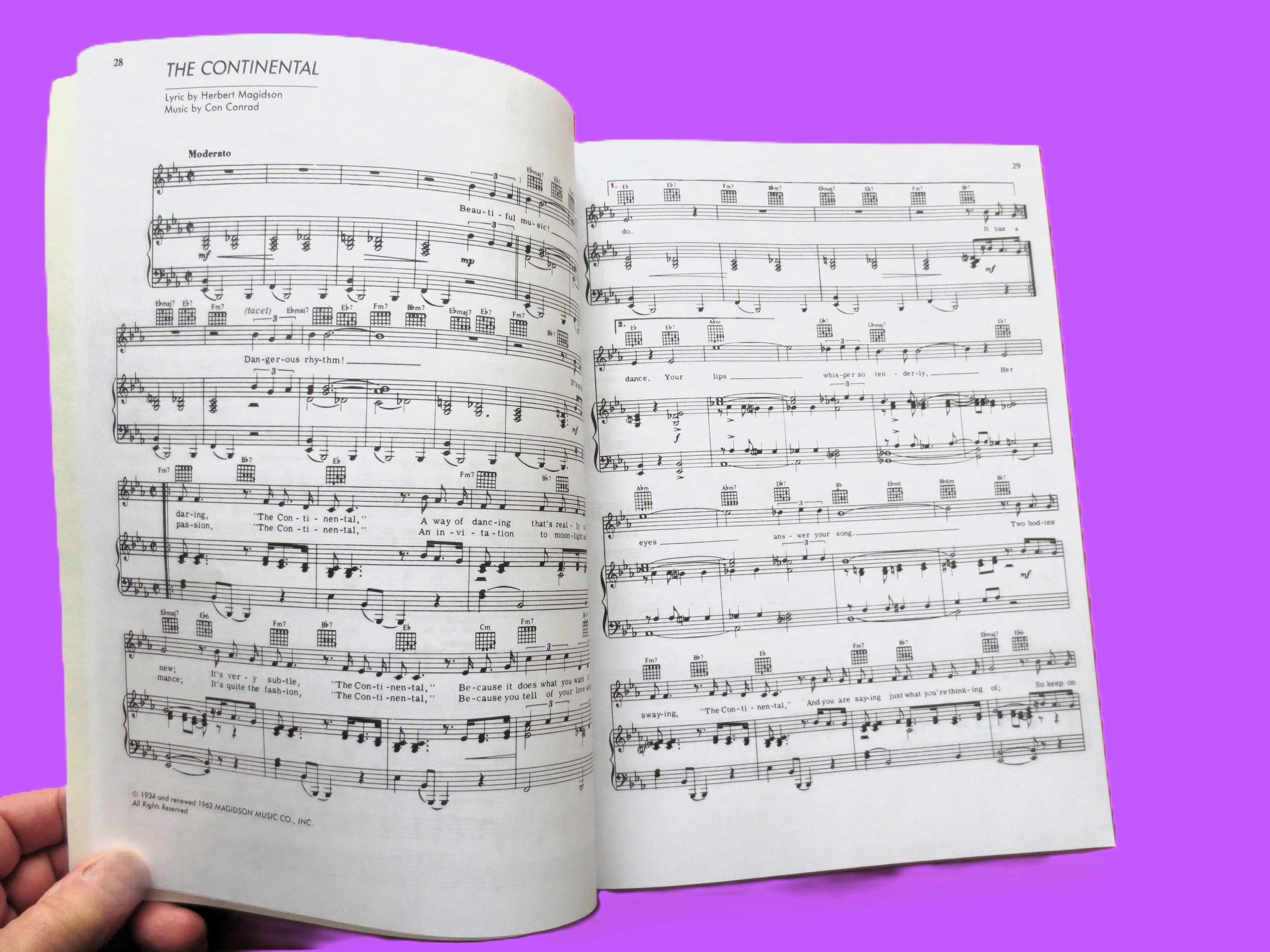 Nat King Cole – All-Time Greatest Hits Sheet Music Book (1975)