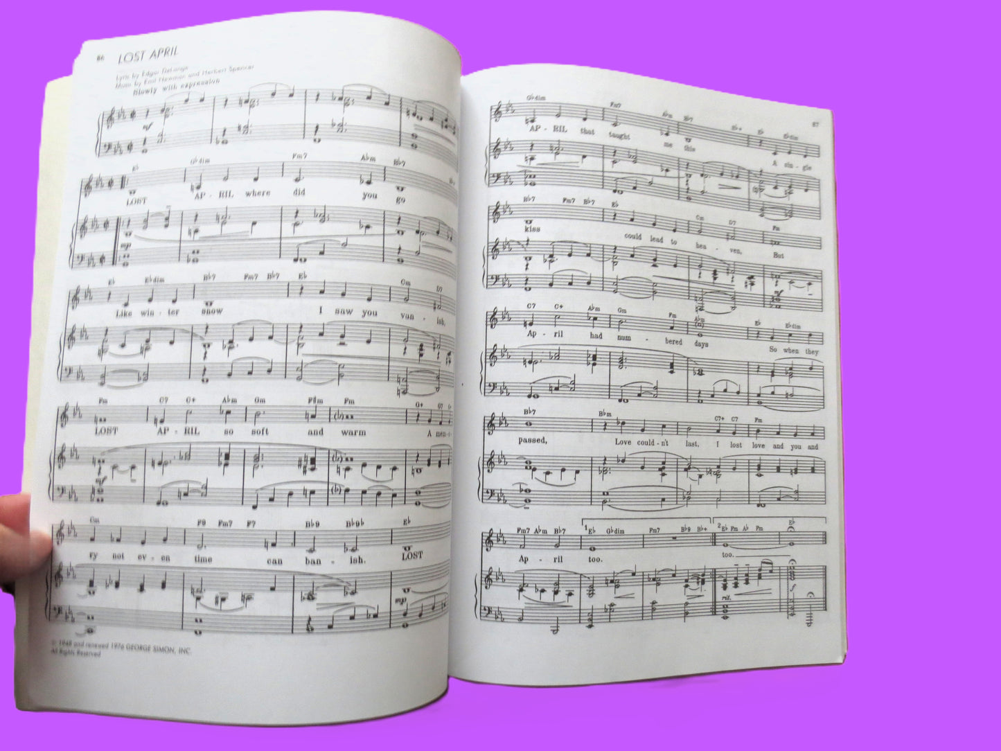 NAT KING COLE, Sheet Music Book, Piano and Vocal, 1975 Songbook