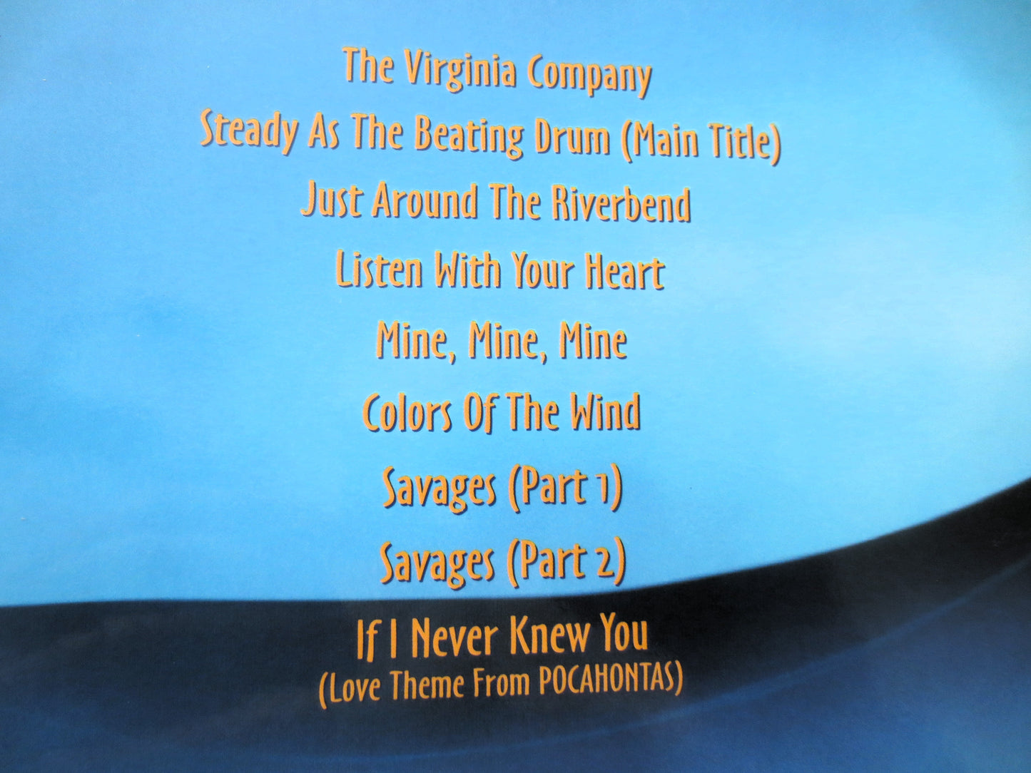 POCAHONTAS, SHEET MUSIC, Disney Songbook, Vintage 1995 Songbook