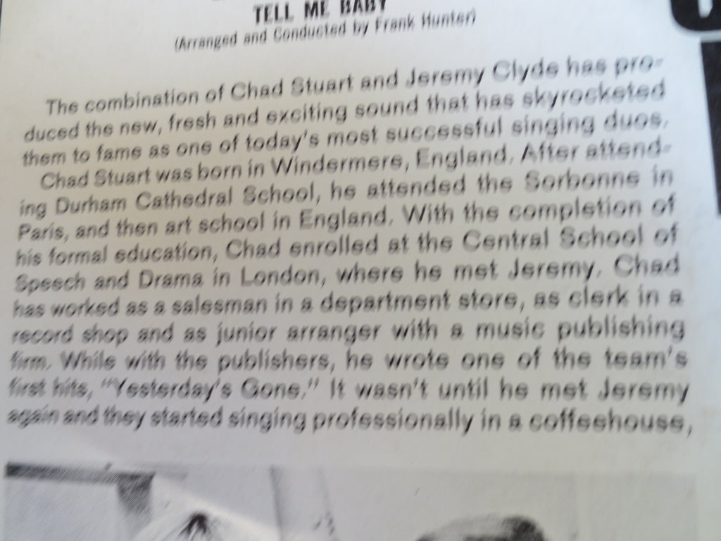 Chad & Jeremy – Before and After (1965) Vinyl LP