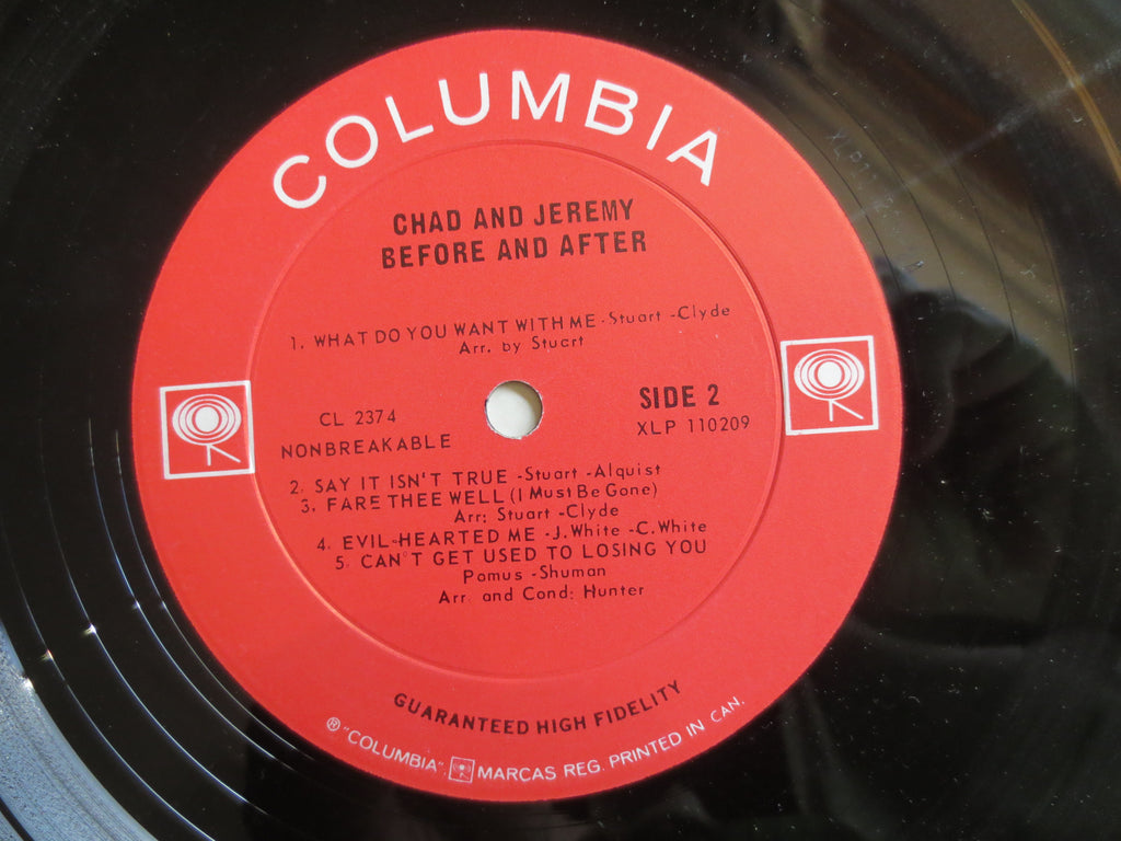 Chad & Jeremy – Before and After (1965) Vinyl LP