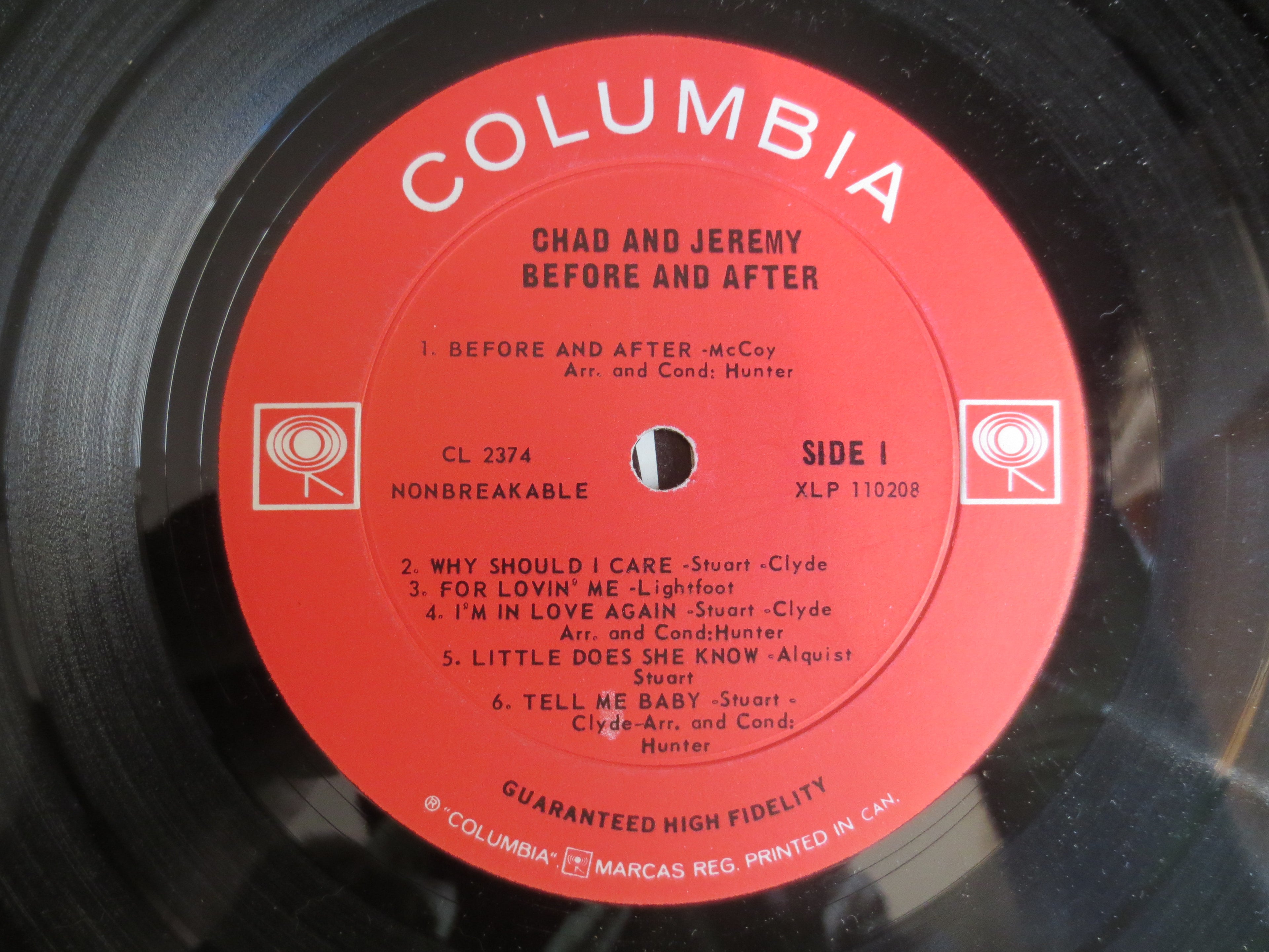 Chad & Jeremy – Before and After (1965) Vinyl LP