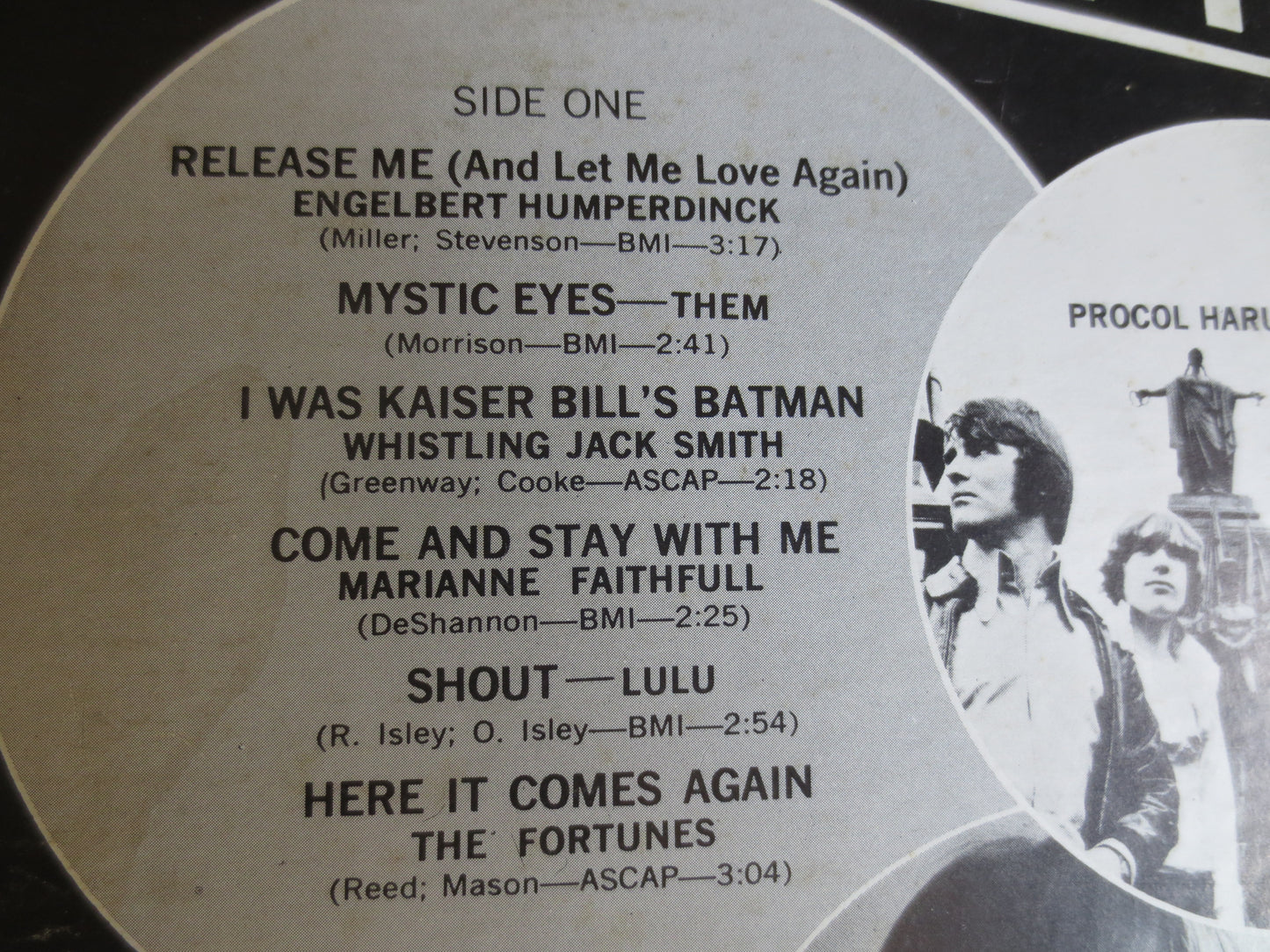 GREATEST HITS from ENGLAND, The Zombies Records, Procol Harum Album, Lulu Records, Marianne Faithful Lp, Cat Stevens Album, Lp, 1967 Records