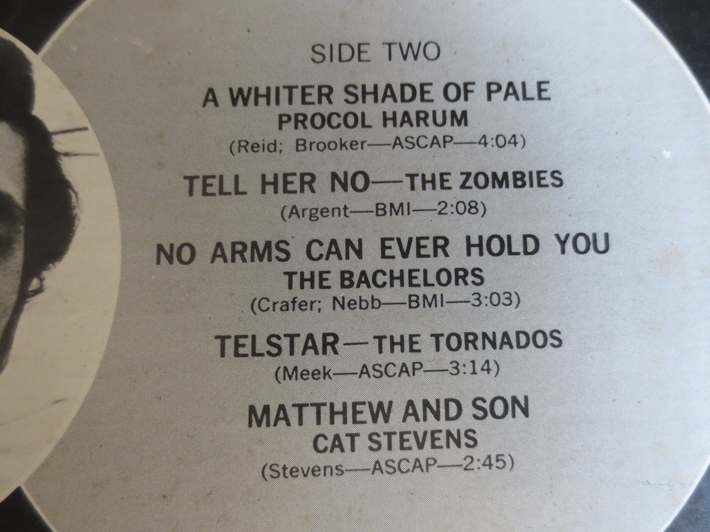 GREATEST HITS from ENGLAND, The Zombies Records, Procol Harum Album, Lulu Records, Marianne Faithful Lp, Cat Stevens Album, Lp, 1967 Records