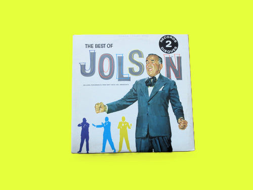 AL JOLSON, Double Album, Vintage Jazz, 1980 Records, Vinyl Lp